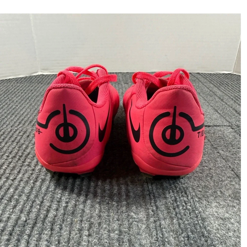 Nike Tiempo Legend 9 Academy MG Pink Black Soccer Cleats DA1331-600 Kids Size 2Y